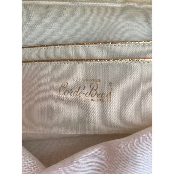 vintage ivory clam shell beaded Hand bag - Picture 7 of 7